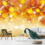 3D Flower Customized Wall Covering Design | Bring Nature's Elegance Indoors - 325