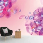 3D Flower Customized Wall Covering Design | Bring Nature's Elegance Indoors - 330