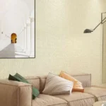 40-Piece Box of Stylish Linen Texture PE Foam Wall Stickers in Beige – Easy, Durable Decor Solution - Image 2