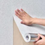 40-Piece Box of Stylish Linen Texture PE Foam Wall Stickers in Beige – Easy, Durable Decor Solution - Image 5