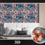 Imported Big Boss Pattern Wallpaper 9022 – Luxury Floral Texture Wallpaper for Elegant Interiors - Image 2