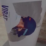 Champion’s Wall – 3D Customized Virat Kohli Wall Covering | Premium Non-Woven Print - Image 2