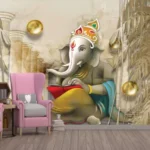 Print on Demand 3D Customized Buddha Wallpaper – 08