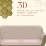 ITMADSITES Self-Adhesive 3D Golden Honey Comb Acrylic Mosaic Tile Box ( 55 Pc Per Box ) - Premium Decor Solution - Image 3