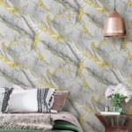 Imported Big Boss Metallic Texture Wallpaper – Premium Wallcovering 9009