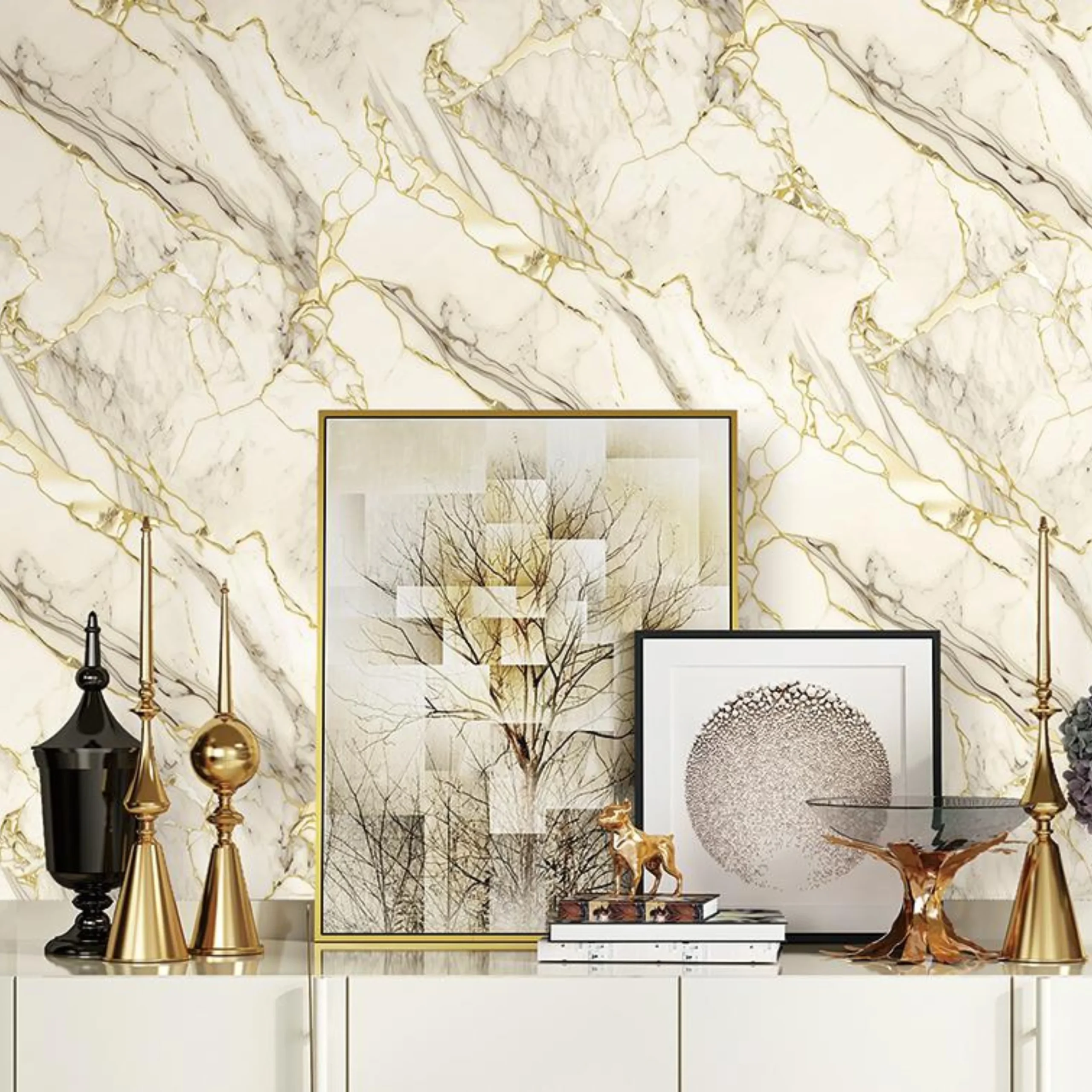 Imported Big Boss Wavy Texture Wallpaper Imported Big Boss Wavy Texture Wallpaper – Premium Wallcovering 9010 - Image 1