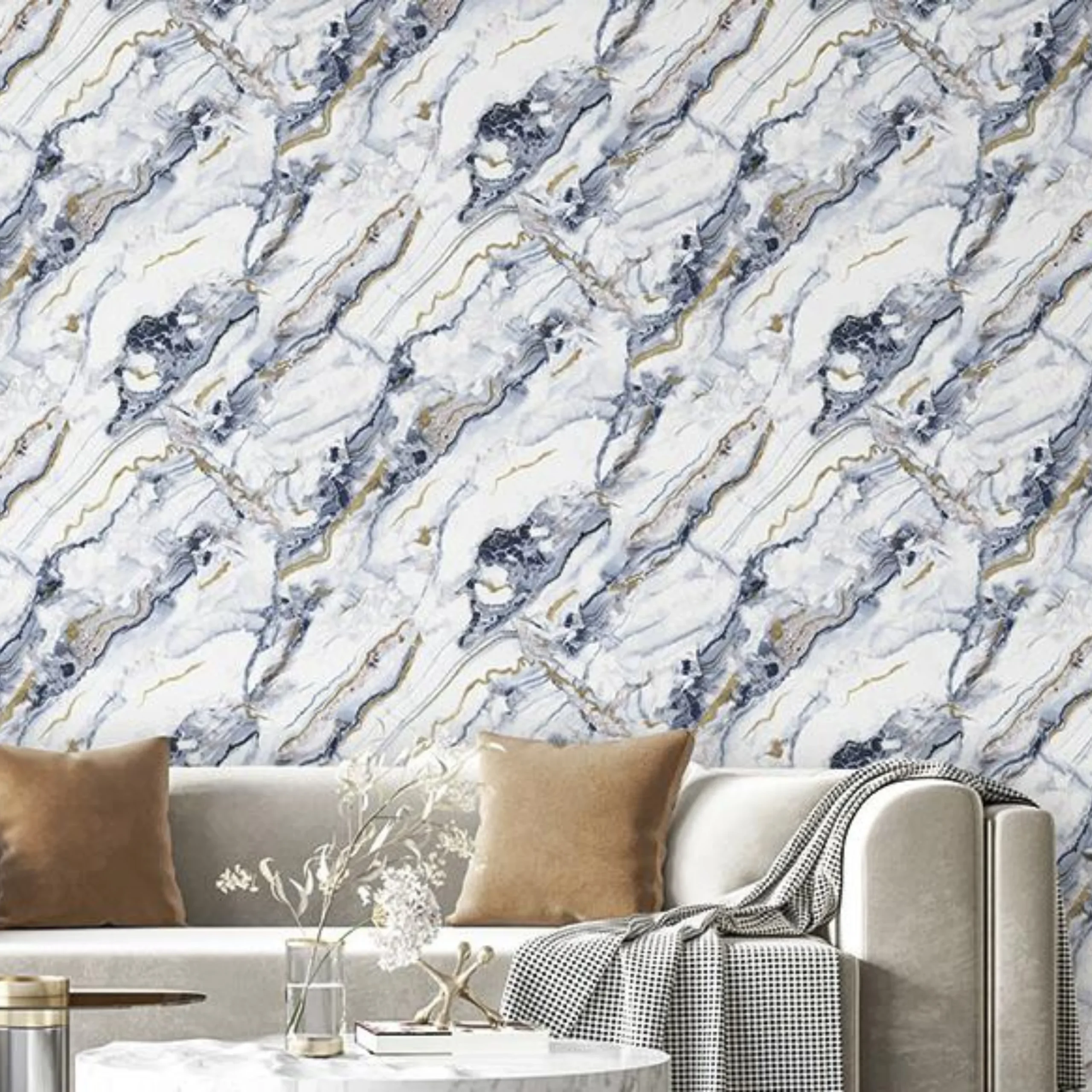 Imported Marble Texture Wallpaper – Premium Wallcovering 9002 Imported Marble Texture Wallpaper – Premium Wallcovering 9002 - Image 1