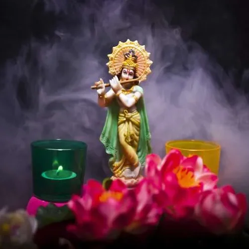 Premium Quality Lord Krishna God Wallpaper Custom Wall Covering Design 74 Premium Quality Lord Krishna God Wallpaper | Custom Wall Covering Design - 74 - Image 1