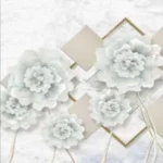 Transform Your Walls with Latest Flowers Design Customized Wallpaper (Print on Demand)-1 - Image 2