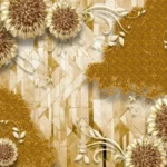 Transform Your Walls with Latest Flowers Design Customized Wallpaper (Print on Demand) - 44