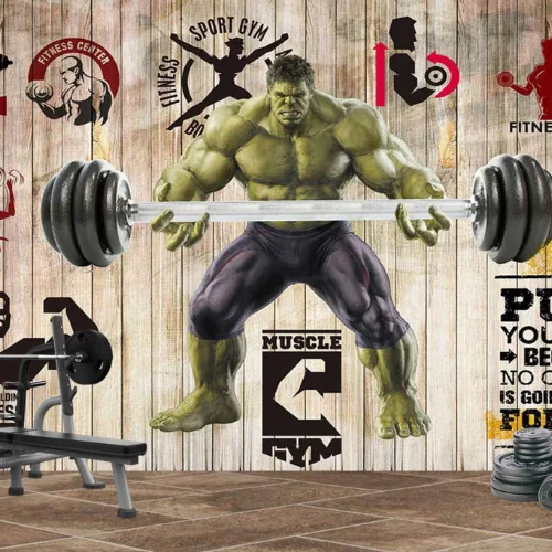 print on demand 3D customized gym wallpaper – 01 gallery print on demand 3D customized gym wallpaper - 01 - Image 1