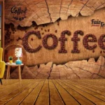 print on demand 3D customized wallpaper design for shop, restaurant, Hotel - 03