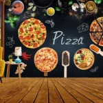 print on demand 3D customized wallpaper design for shop, restaurant, Hotel - 04