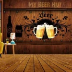 print on demand 3D customized wallpaper design for shop, restaurant, Hotel - 05