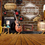 print on demand 3D customized wallpaper design for shop, restaurant, Hotel - 06